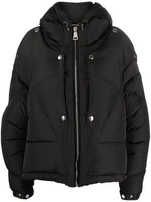Khrisjoy hooded zip-up padded jacket - Black