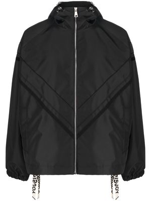 Khrisjoy hooded zipped-up jacket - Black