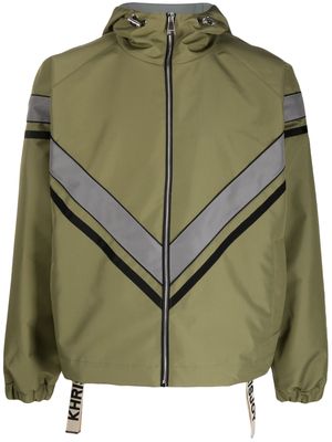 Khrisjoy hooded zipped-up jacket - Green