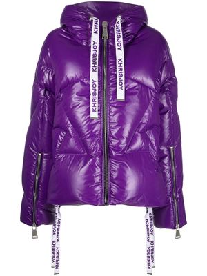 Khrisjoy Iconic padded jacket - Purple