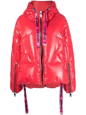 Khrisjoy Khris Iconic hooded padded jacket - Red