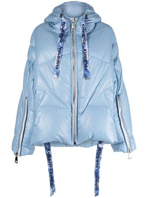 Khrisjoy Khris Iconic quilted hooded jacket - Blue