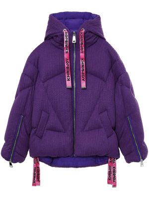 Khrisjoy Khris knitted padded jacket - Purple