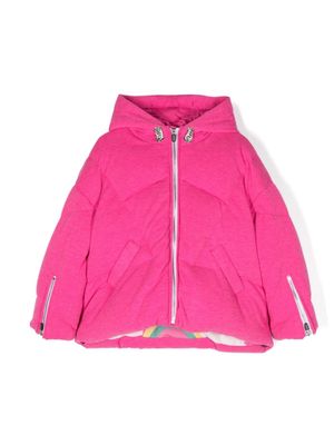 Khrisjoy Kids quilted padded jacket - Pink