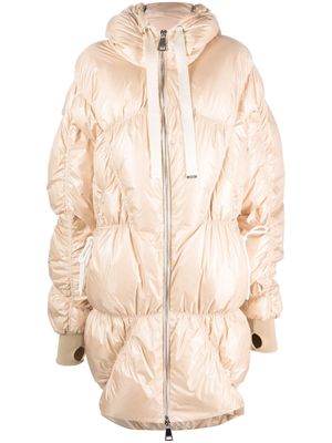 Khrisjoy metallic-effect padded coat - Neutrals