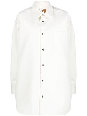 Khrisjoy oversize boyfriend shirt - White