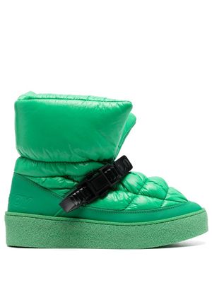 Khrisjoy padded buckle-fastening boots - Green