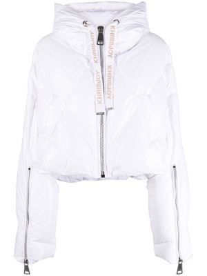 Khrisjoy padded cropped puffer jacket - White