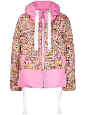 Khrisjoy Puff Khris tweed padded jacket - Pink