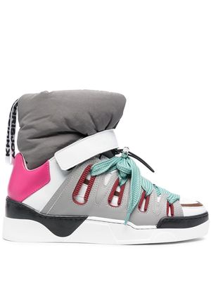 Khrisjoy Puff quilted high-top sneakers - Grey