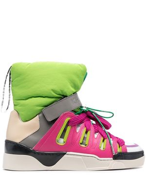Khrisjoy Puff quilted high-top sneakers - Pink