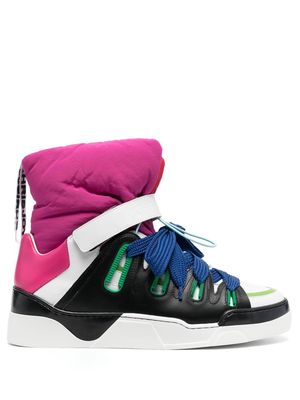 Khrisjoy quilted high-top sneakers - Pink