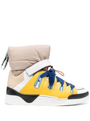 Khrisjoy quilted high-top sneakers - Yellow