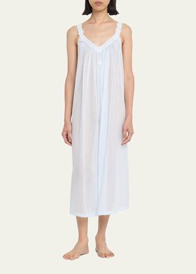 Kiana 1 Sleeveless Floral Applique Nightgown