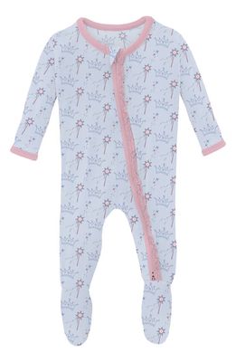 KicKee Pants Magical Print Fitted One-Piece Pajamas in Dew Magical Princess 