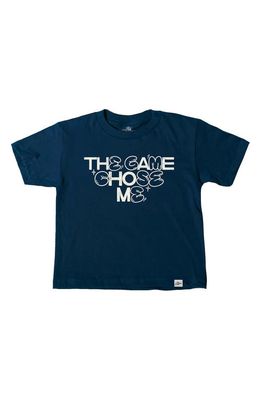 Kid Dangerous Kids' The Game Chose Me Graphic T-Shirt in Navy
