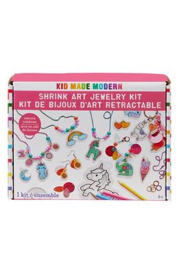 Kid Made Modern Shrink Art Jewelry Kit in Pink Multi