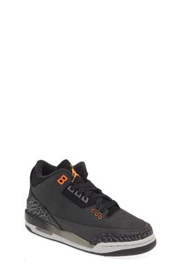 Kids' Air Jordan 3 Retro Sneaker in Night Stadium/Orange/Black