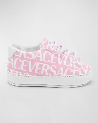 Kid's Allover Logo Low-Top Sneakers, Baby
