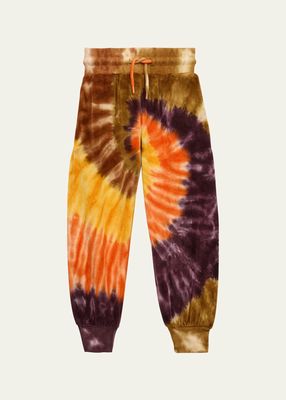 Kid's Alvar Tie Dye-Print Pants, Size 2-7