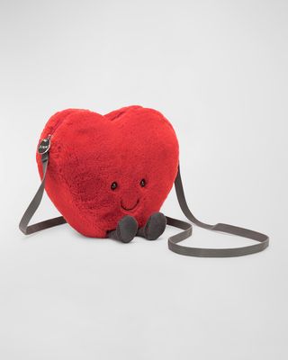 Kid's Amuseable Heart Crossbody Bag