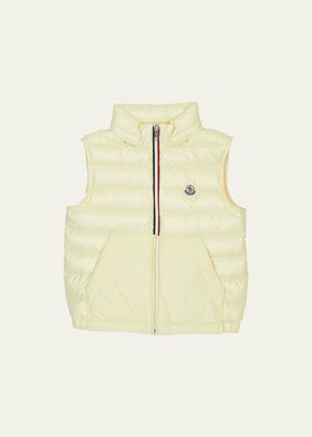 Kid's Apatou Quilted Down Vest, Size 8-14