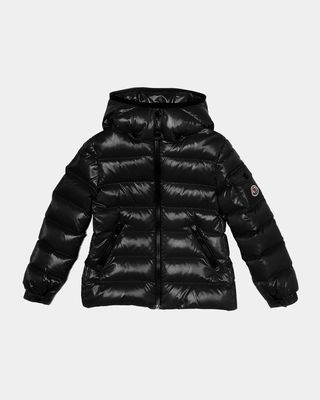 Kid's Bady Quilted Logo Jacket, Size 8-14