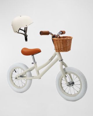 Kid's Balance Bike W/ Helmet