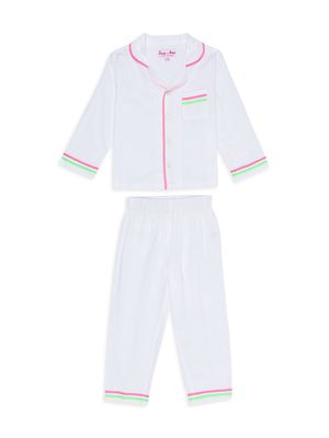 Kids Billie Neon Long Set - White - Size 12 Months - White - Size 12 Months