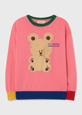 Kid's Bull Graphic Sweater, Size 2-12