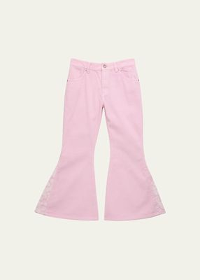 KIDS CORDUROY FLARED PANTS WOVEN