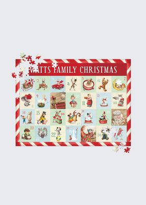 Kid's Countdown to Christmas Puzzle, Personalized