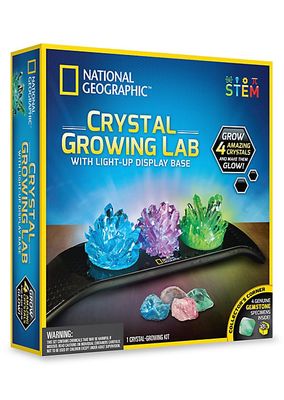 Kid's Crystal Growing Lab With Light Up Display Base