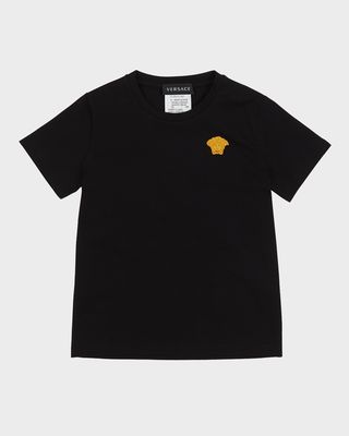 Kid's Embroidered Medusa T-Shirt, Size 8-14