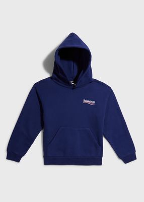 Kid's Embroidered Political Campaign Logo Hoodie, Size 2-8