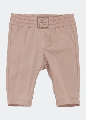 Kid's FF Embroidered Pants, Size 3-24M