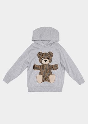 Kid's FF Graphic Bear Sweatshirt, Size 3-6