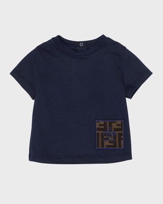 Kid's FF Square Short-Sleeve T-Shirt, Size 6M-24M