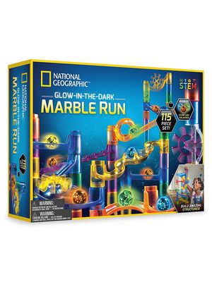 Kid's Glow-In-The-Dark Marble Run 115-Piece Puzzle