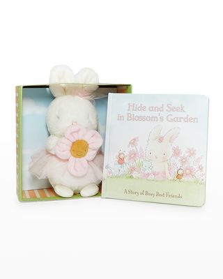 Kid's "Hide and Seek in Blossom's Garden" Book and Plush Boxed Set
