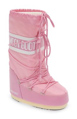 Kids' Icon Water Repellent Moon Boot® in Pink 