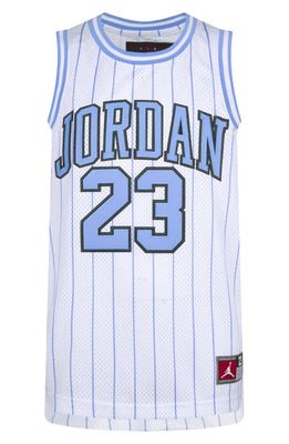 Kids' Jordan 23 Basketball Jersey in White /University Blue