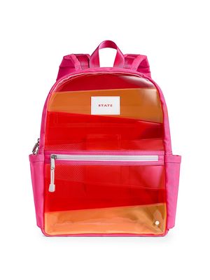 Kid's Kane Zig-Zag Backpack - Orange Pink - Orange Pink