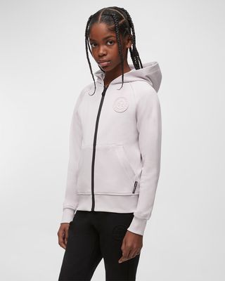 Kid's Kennedy Home Crest Patch Hooded Jacket, Size XS-XL