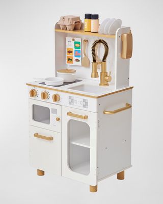 Kid's Little Chef Memphis Small Play Kitchen W/ Accessories