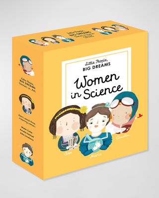Kid's "Little People, Big Dreams: Women in Science" 3-Piece Book Set