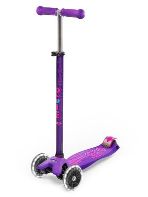 Kid's Maxi Deluxe LED Light-Up Scooter - Purple - Purple
