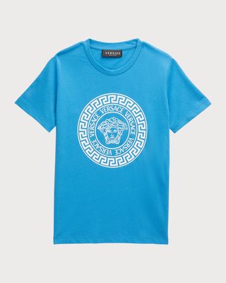 Kid's Medusa Head Crest T-Shirt, Size 8-14