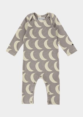 Kid's Moon Graphic Coverall, Size 3M-36M