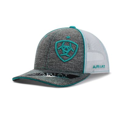 Kid's Offset Shield Cap in Turquoise, Size: OS by Ariat